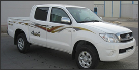 Lease an Armored Toyota Hilux